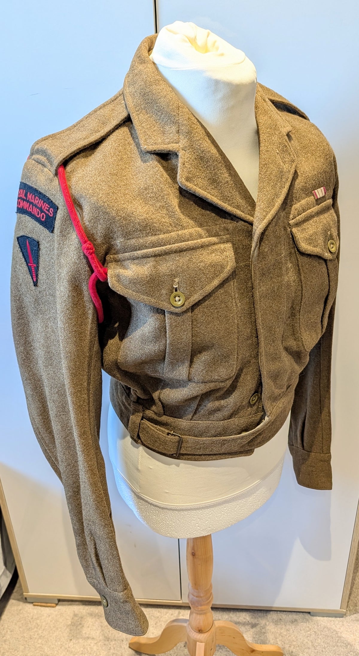 1954 British Army Royal Marine Commando Battledress & Trousers Named