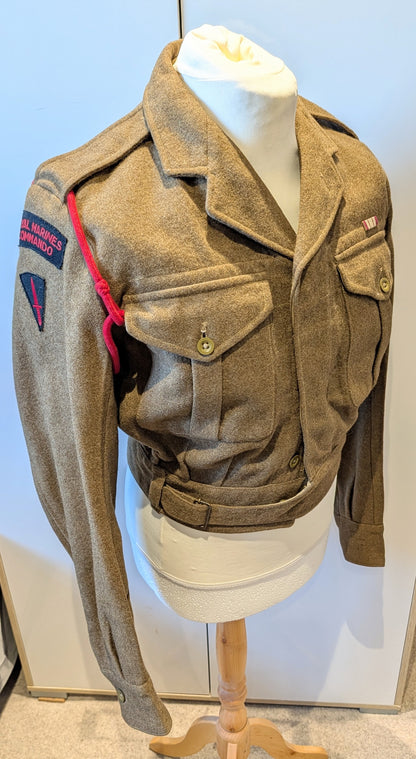 1954 British Army Royal Marine Commando Battledress & Trousers Named