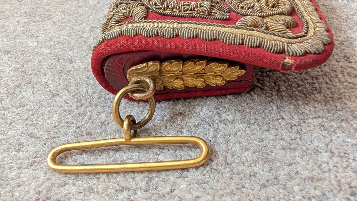 Lovely Victorian 15th King's Hussars Bullion Wire Crossbelt Pouch 1855-1880