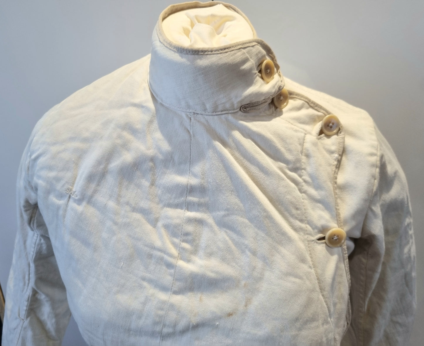 SOLD! Late Victorian / Early Edwardian Fencing  Jacket - Right Handed