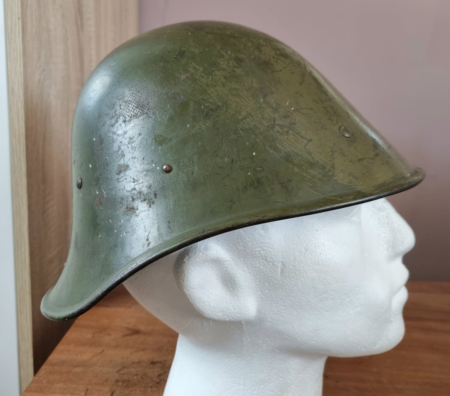 Rare WW2 Dutch Army M27 Steel Helmet