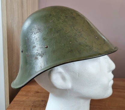 Rare WW2 Dutch Army M27 Steel Helmet