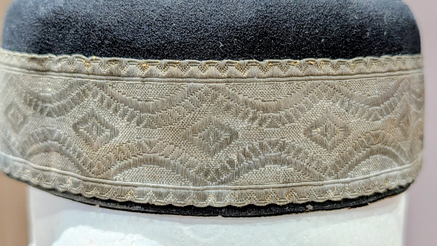 Victorian Lancashire Yeomanry Hussars Pill Box hat With Chinstrap
