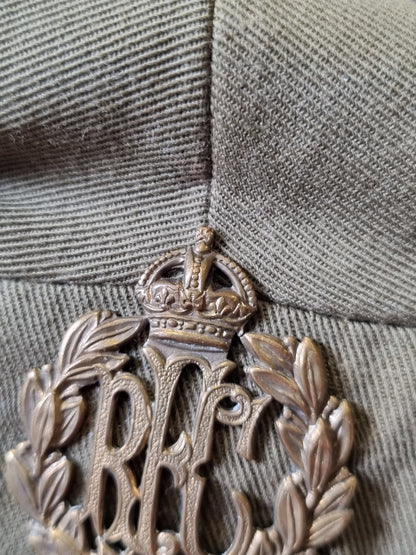 SOLD! Fantastic Rare WW1 Royal Flying Corps RFC Floppy Visor Trench Cap