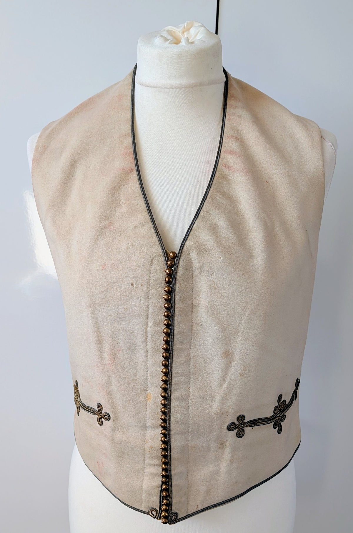 Victorian South Staffordshire Scarlet Undress Shell Jacket & Waistcoat