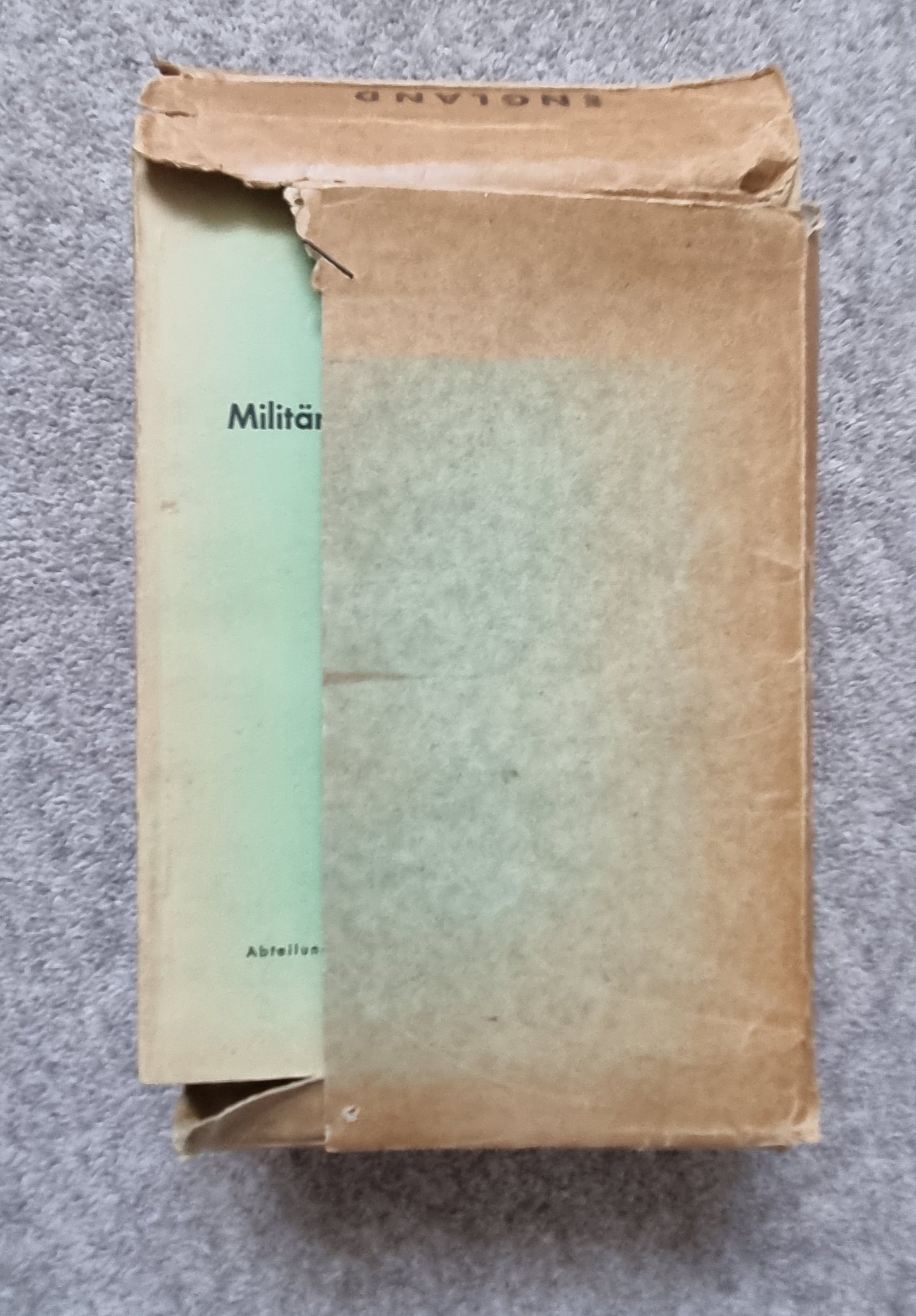 SOLD! Rare Operation Sealion  Planning Map Folder for England