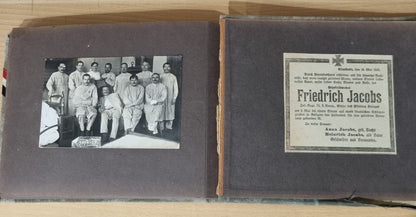 SOLD! WW1 German Army Soldier's Photo Album - 47 Photos + 7 Memorials