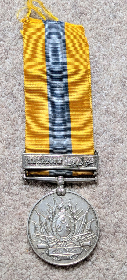 SOLD! Rare Rifle Brigade Sudan/Boer War Medals Set & Astrakhan Busby to Lt Harman DSO