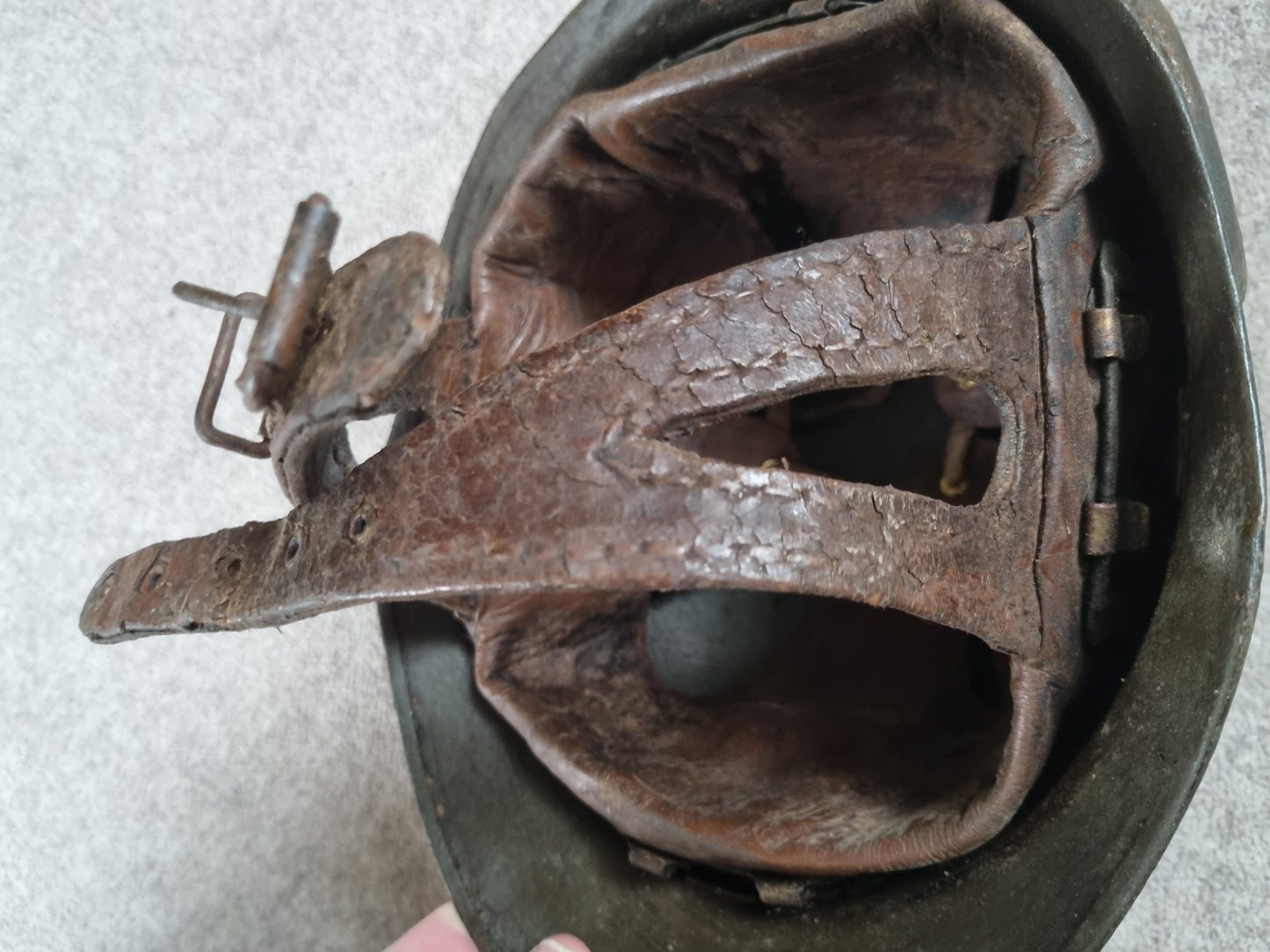 WW2 French Army M35 Tanker helmet Complete