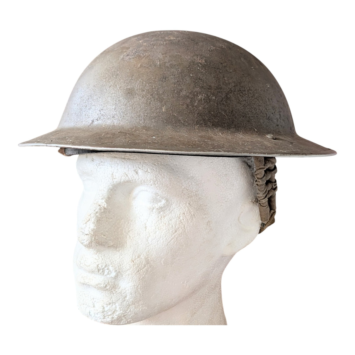Early WW2 Dunkirk Era British Army Brodie Combat Helmet Dated 1939