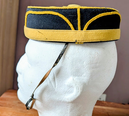 Rare Victorian Yeomanry Hussars Other Ranks Pill Box hat & Chinstrap