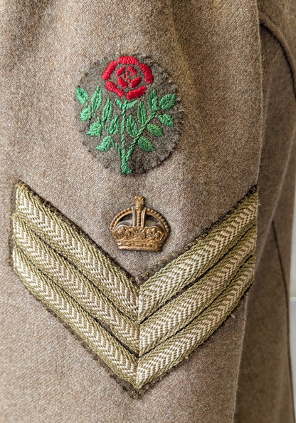 WW1 1902 Pattern ORs Tunic Jacket Lancashire Fusiliers Staff Sergeant 1916