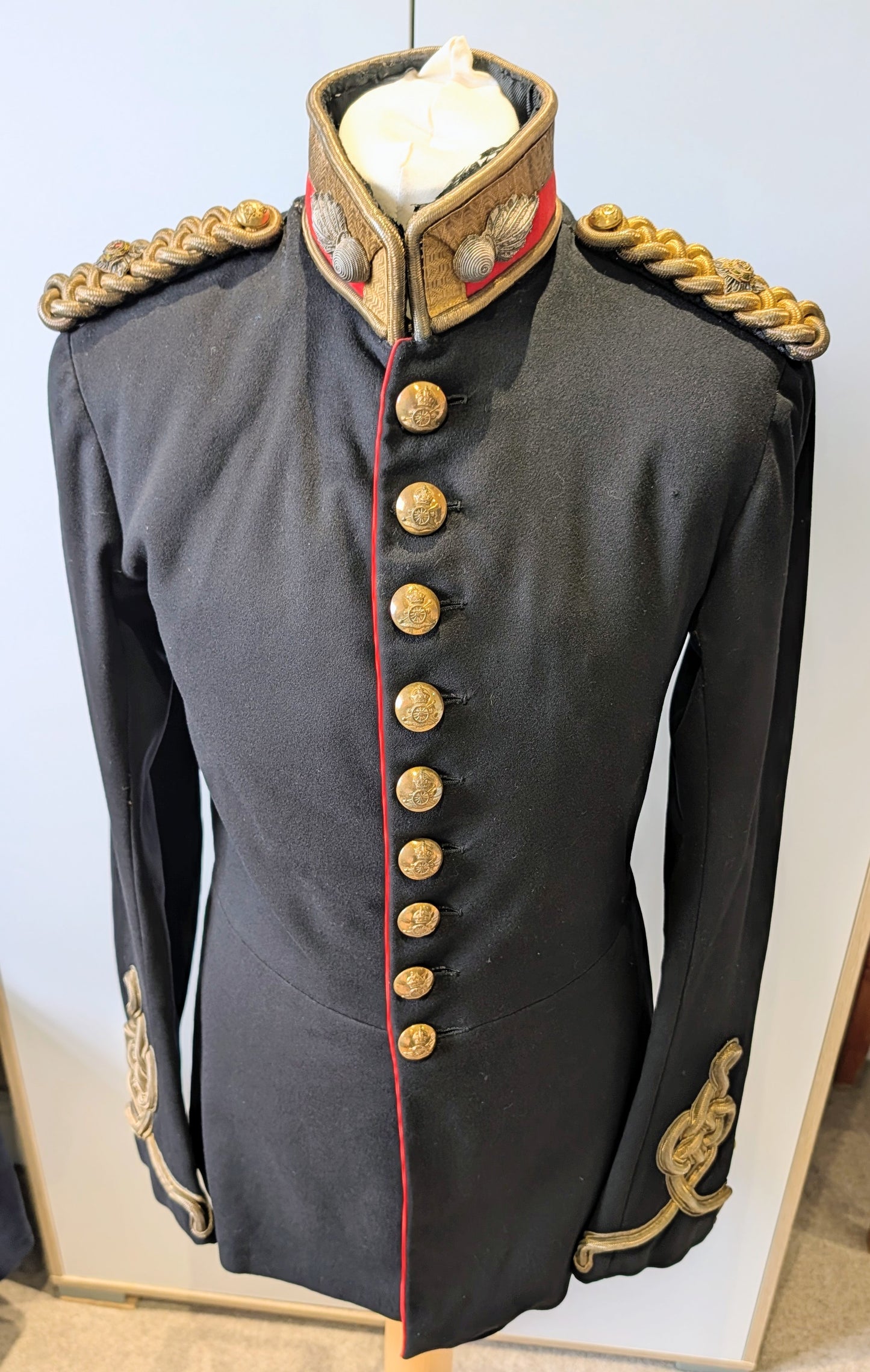 Interwar British Army Royal Artillery 2nd Lieutenant Dress Uniform Jacket