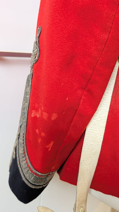 Victorian 1st Volunteer Battalion Royal Fusiliers Scarlet Jacket, Belt & Crossbelt Named to H R B Hickman