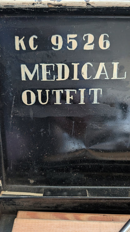 WW2 Emergency Fire Brigade Medical First Aid Tin Box with Contents 1941