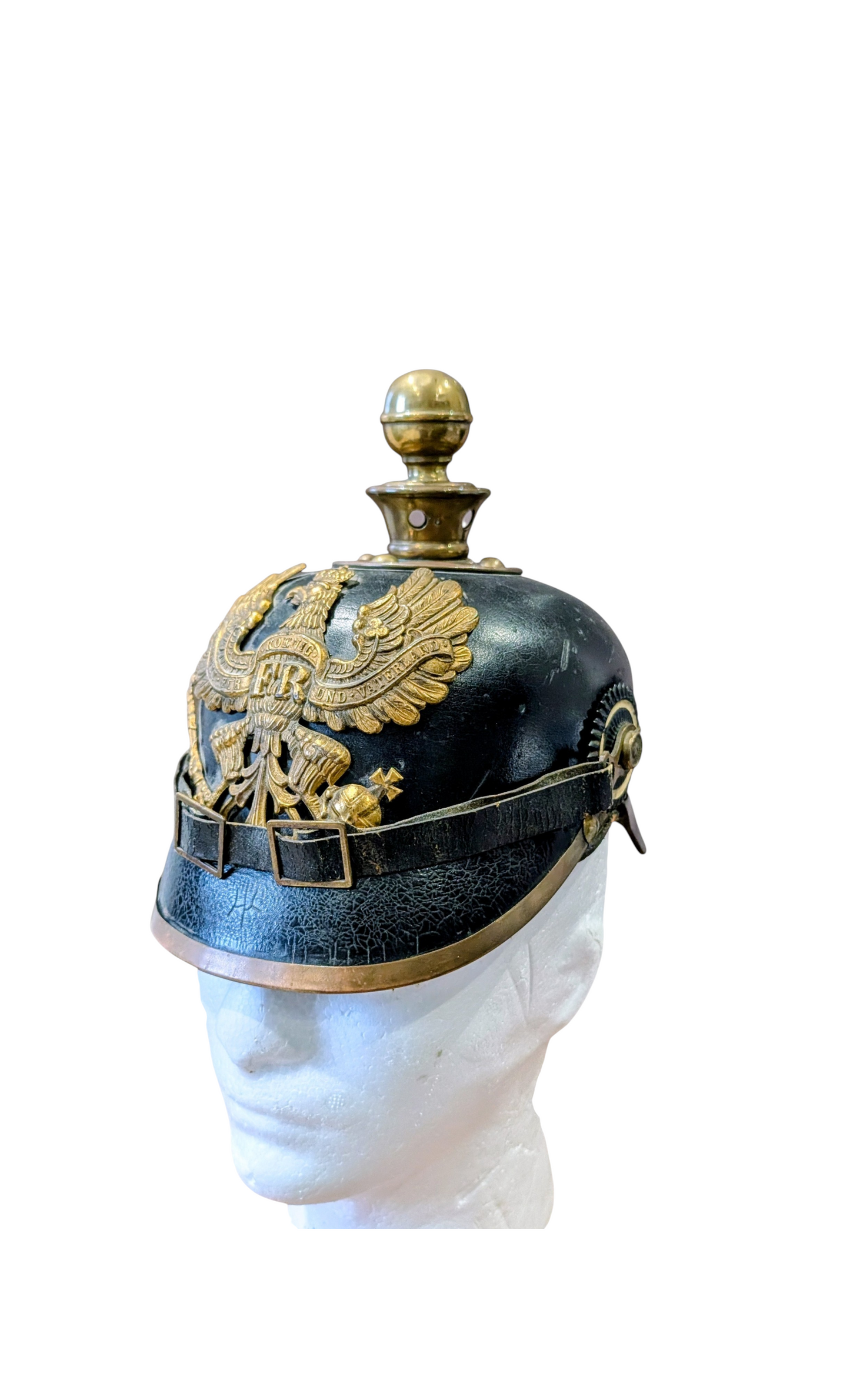 M1897 WW1 German Army Prussian Enlisted Man's Artillery Kugelhelm