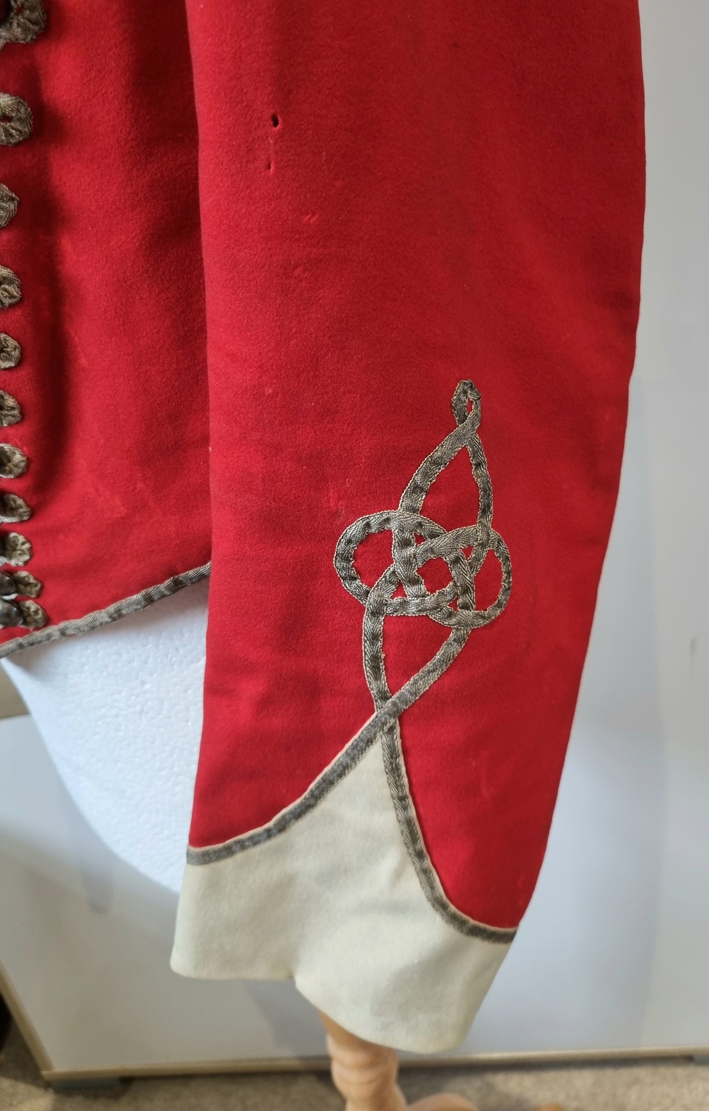 Superb Victorian Westmorland & Cumberland Hussars Shell Jacket & Trousers, Dated 1889