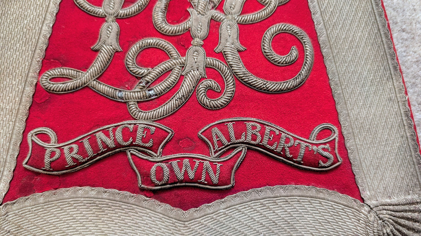 Rare Victorian Full Dress Sabretache Leicestershire Yeomanry Cavalry