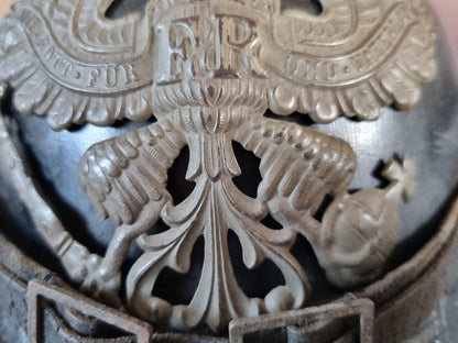 WW1 Imperial German Army M1895 Prussian Enlisted Man Pickelhaube Helmet