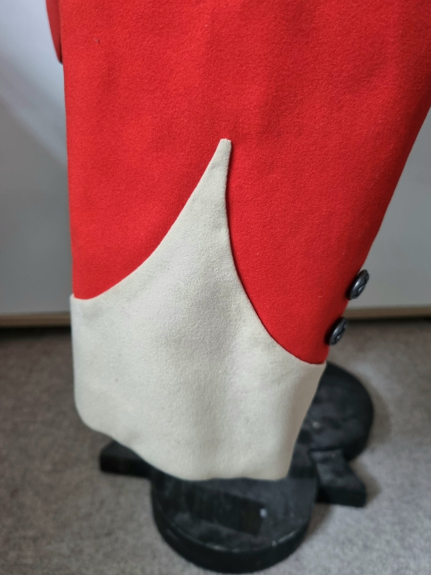 Victorian Durham Light Infantry Captain's Scarlet Mess Jacket