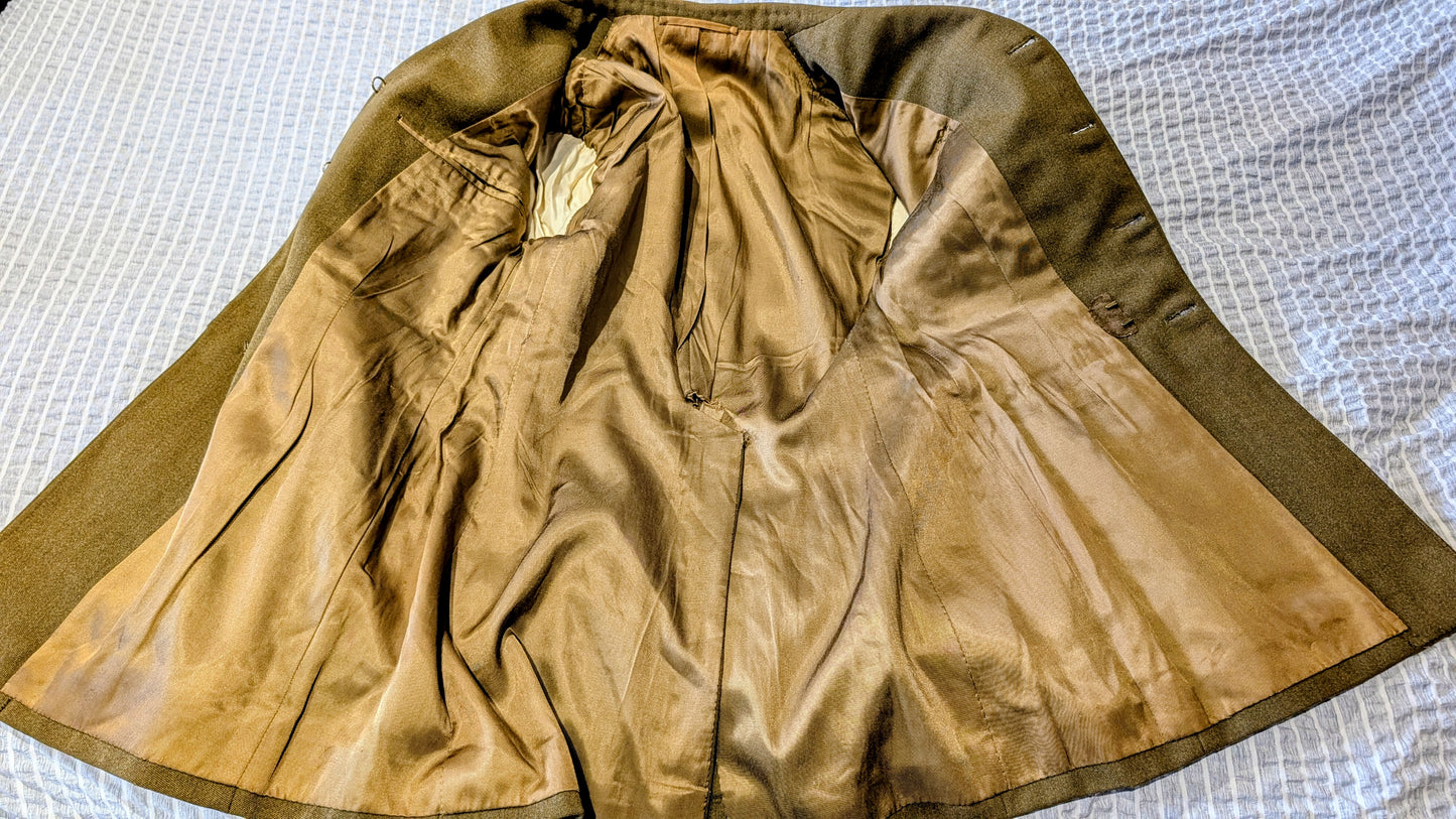 WW1 British Army Captain's Uniform Jacket Royal Army Medical Corps RAMC Named