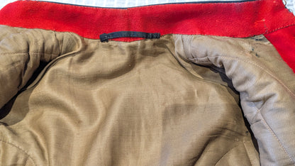 SOLD! Rare Victorian British Army 16th Lancers Scarlet Wool Stable Jacket