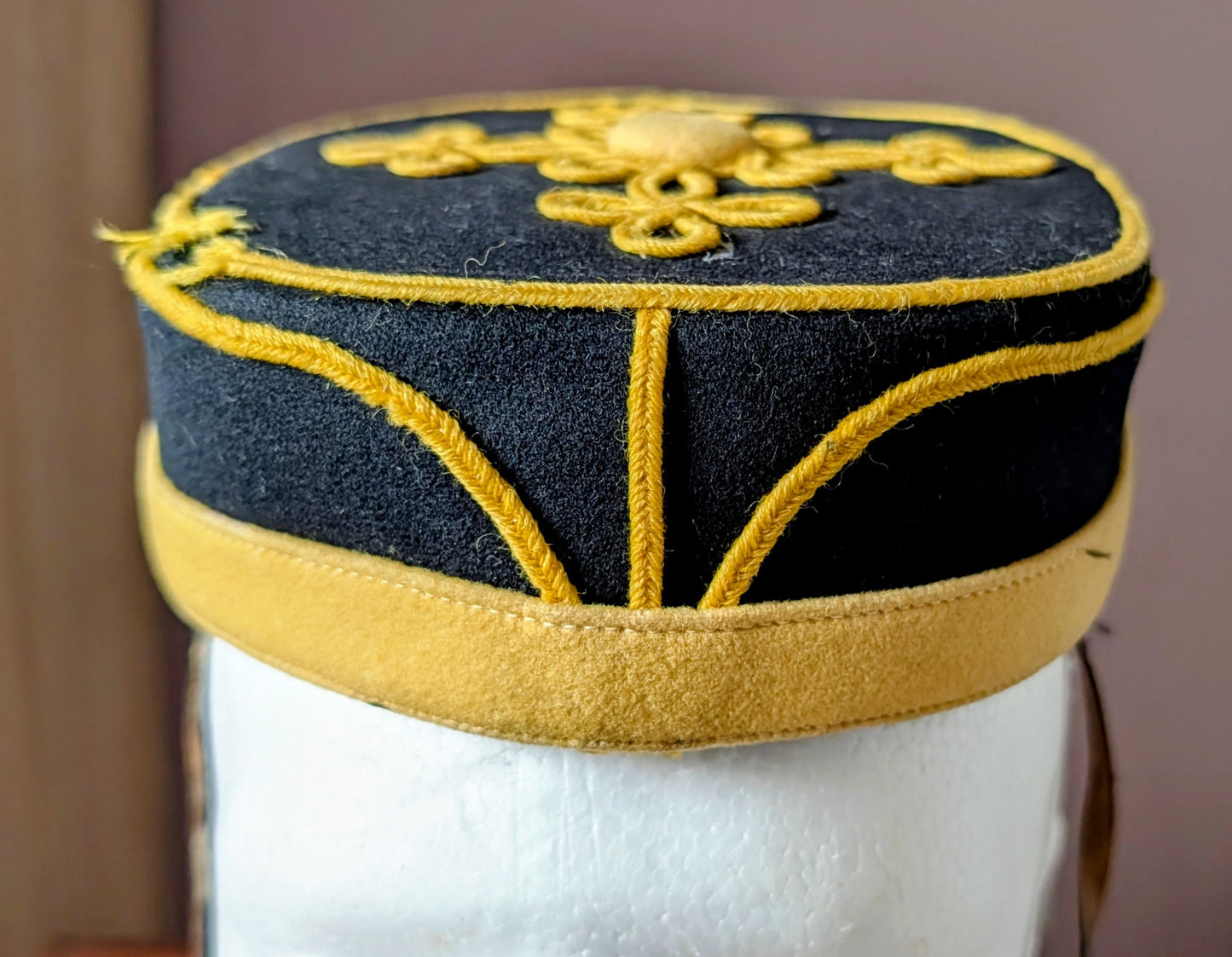 Rare Victorian Yeomanry Hussars Other Ranks Pill Box hat & Chinstrap