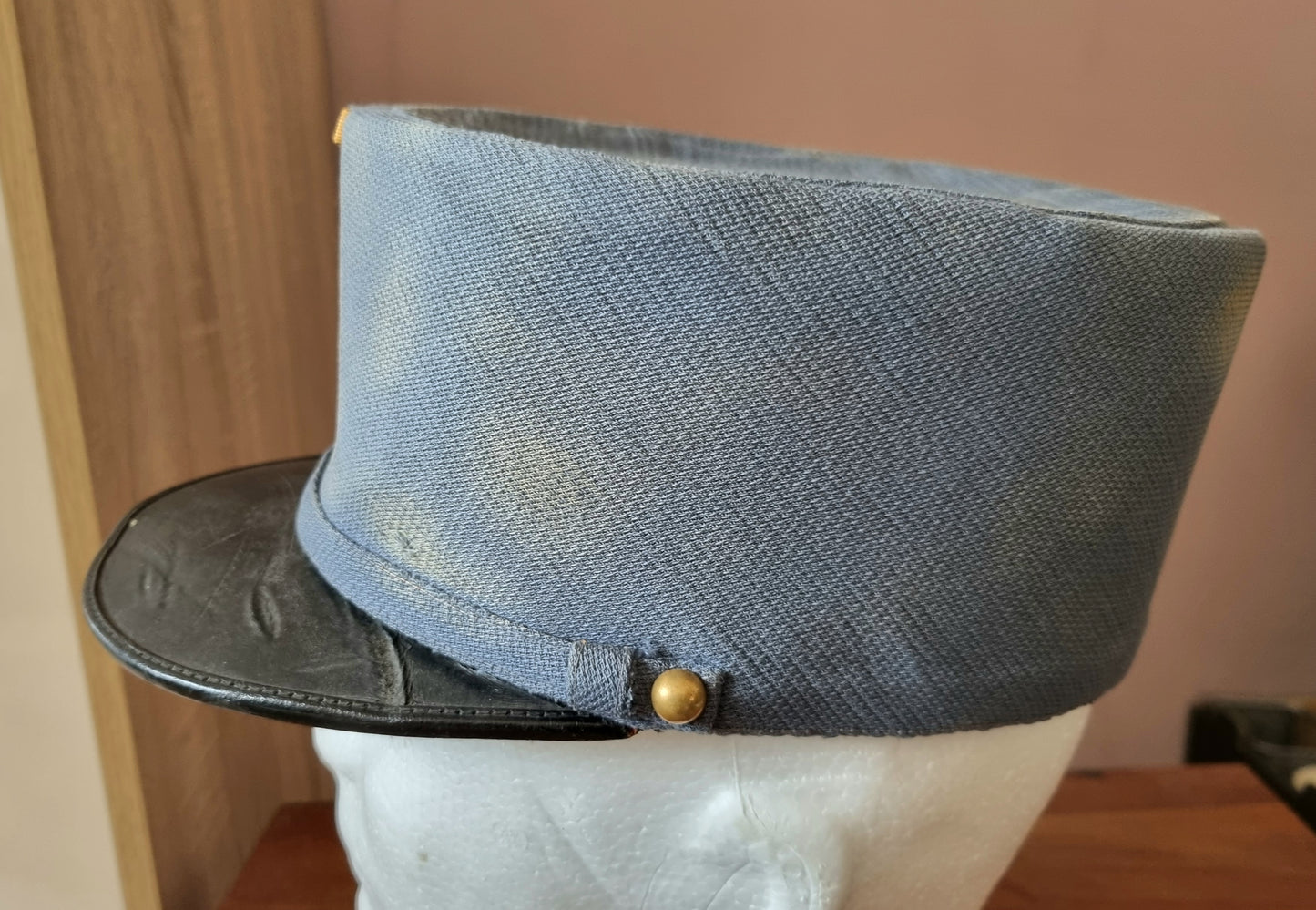 Rare WW1 Horizon Blue  French Army 9th Infantry 2nd Lieutenant Kepi Cap