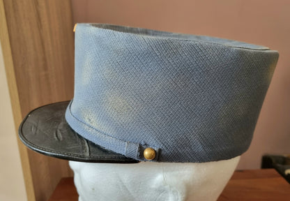 Rare WW1 Horizon Blue  French Army 9th Infantry 2nd Lieutenant Kepi Cap