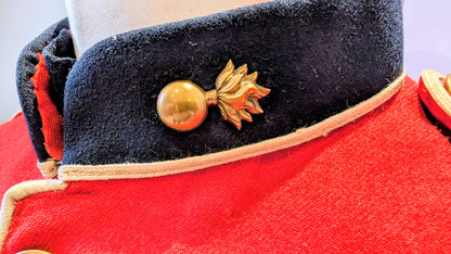 Rare Early Edwardian British Army Royal Welch Fusiliers Scarlet Frock