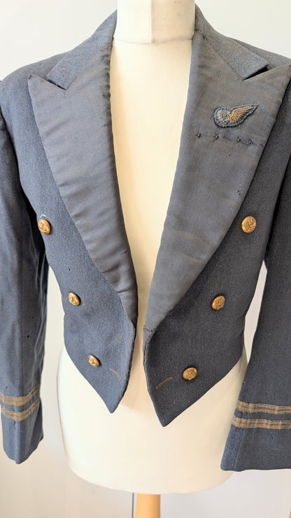 WW2 No.5 Air Gunner Flight Lieutenant Mess Dress 1938 Jacket Named
