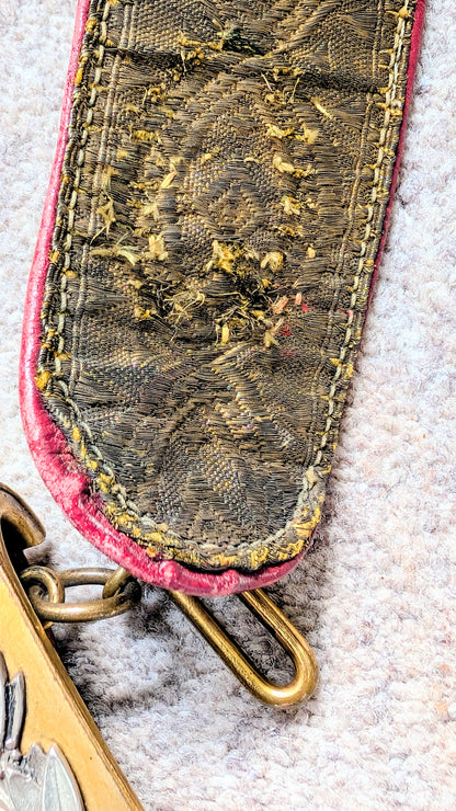 SOLD! Beautiful Victorian 11th Hussars Full Dress Frogged Jacket & Crossbelt 1870-80 Zulu War period