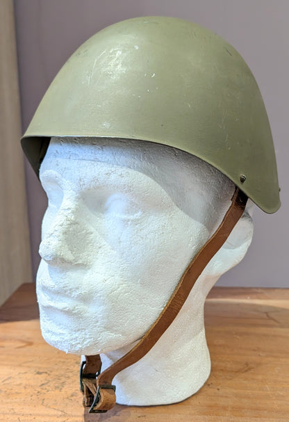 FANTASTIC WW2 GREEK ROYAL ARMY M36 COMBAT HELMET COMPLETE