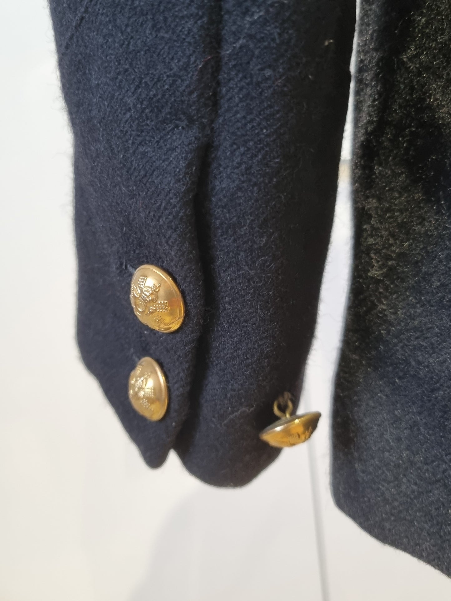 Rare WW1 Highland Light Infantry HLI Major's Cutaway No 1 Blue Dress Jacket - Named