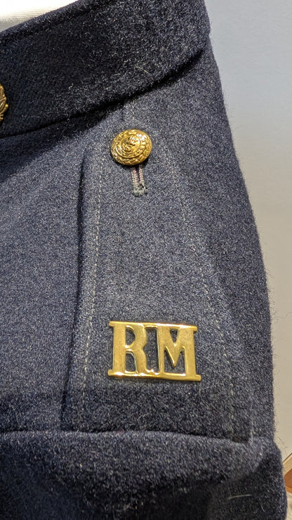 Pre 1953 Royal Marines Corporal's No1 Blue Dress Tunic WW2 Veteran