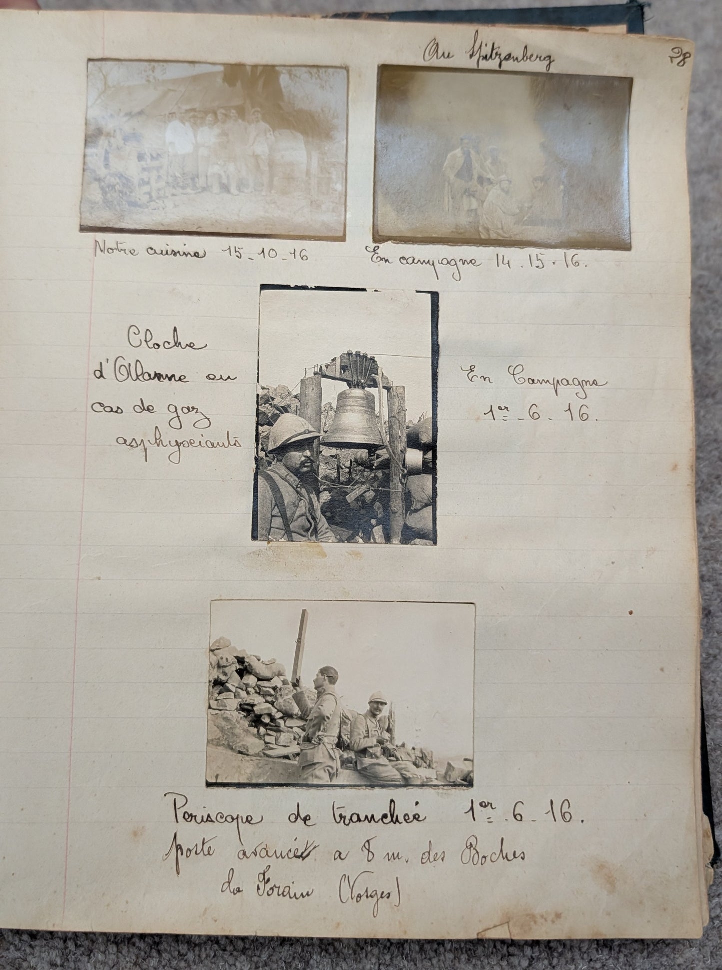 Unique WW1 French Army & Air Force Photo Album, Service Documents and Field Post Set to a Front Line Medic & Then Combat Pilot
