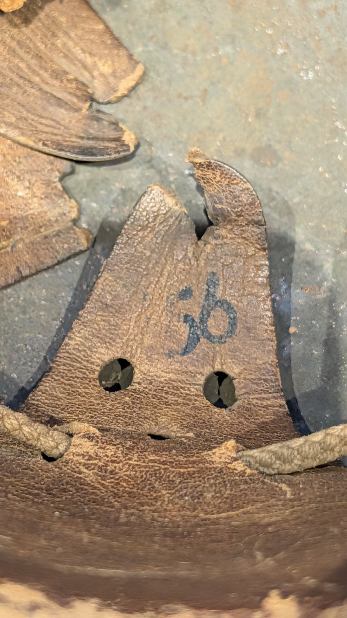 1930s German Army Wehrmacht Transitional Helmet With Decal Remnant
