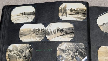 SOLD! WW2 RCAF Flying Log Book E  W Burchett With 2 Of His Photo Albums