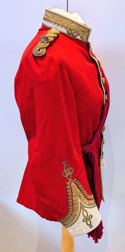 SOLD! Victorian South Staffordshire Home Service Helmet & Major's Scarlet Uniform