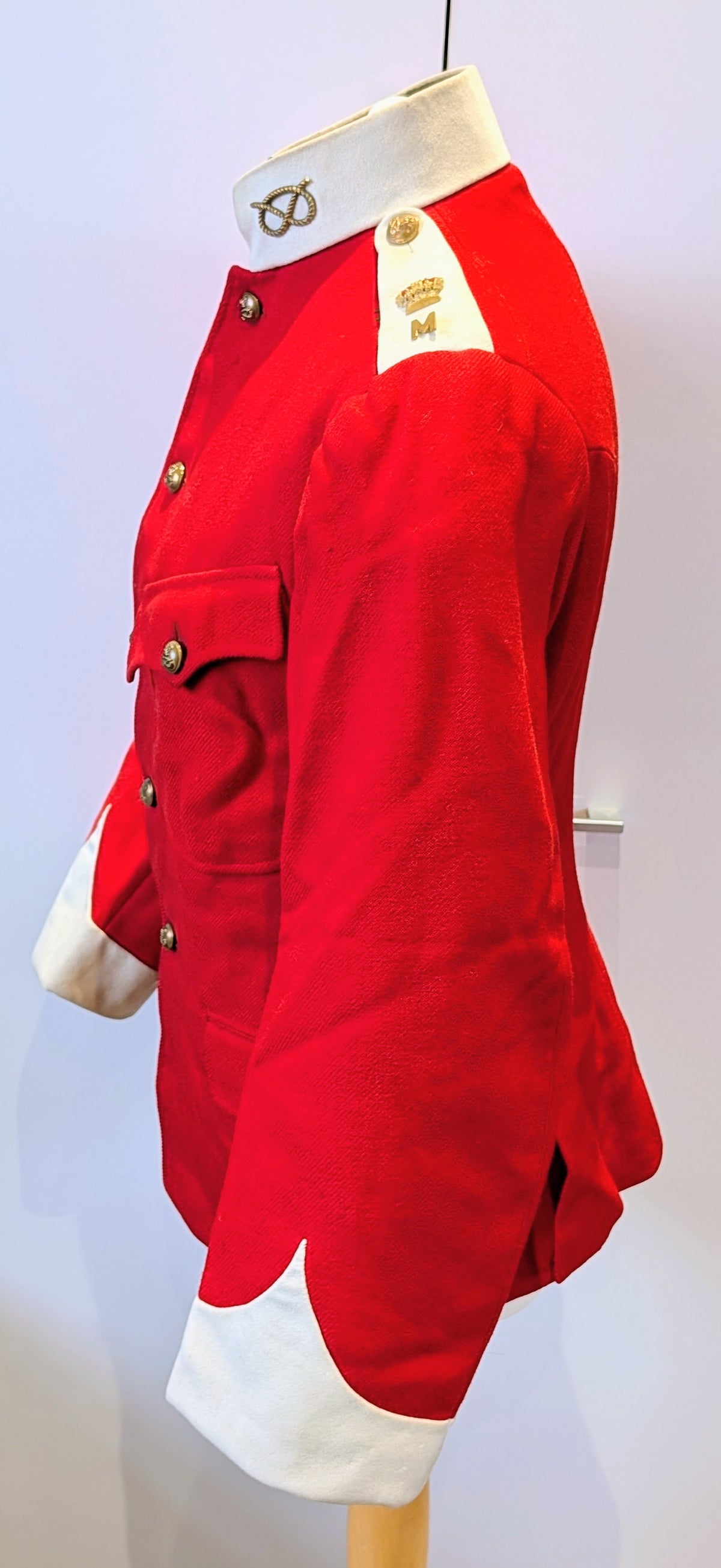 Victorian South Staffordshire Militia Major's Scarlet Service Field Jacket