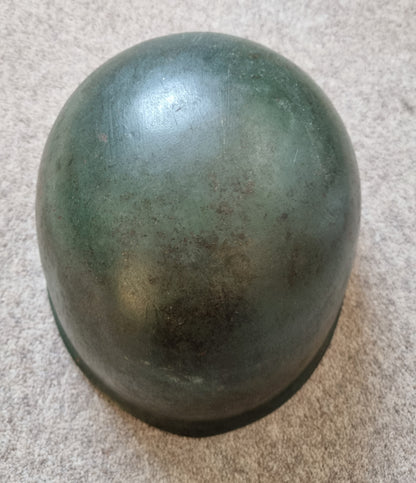 Rare WW2 Italian Experimental Rivetless M33 Helmet, Named