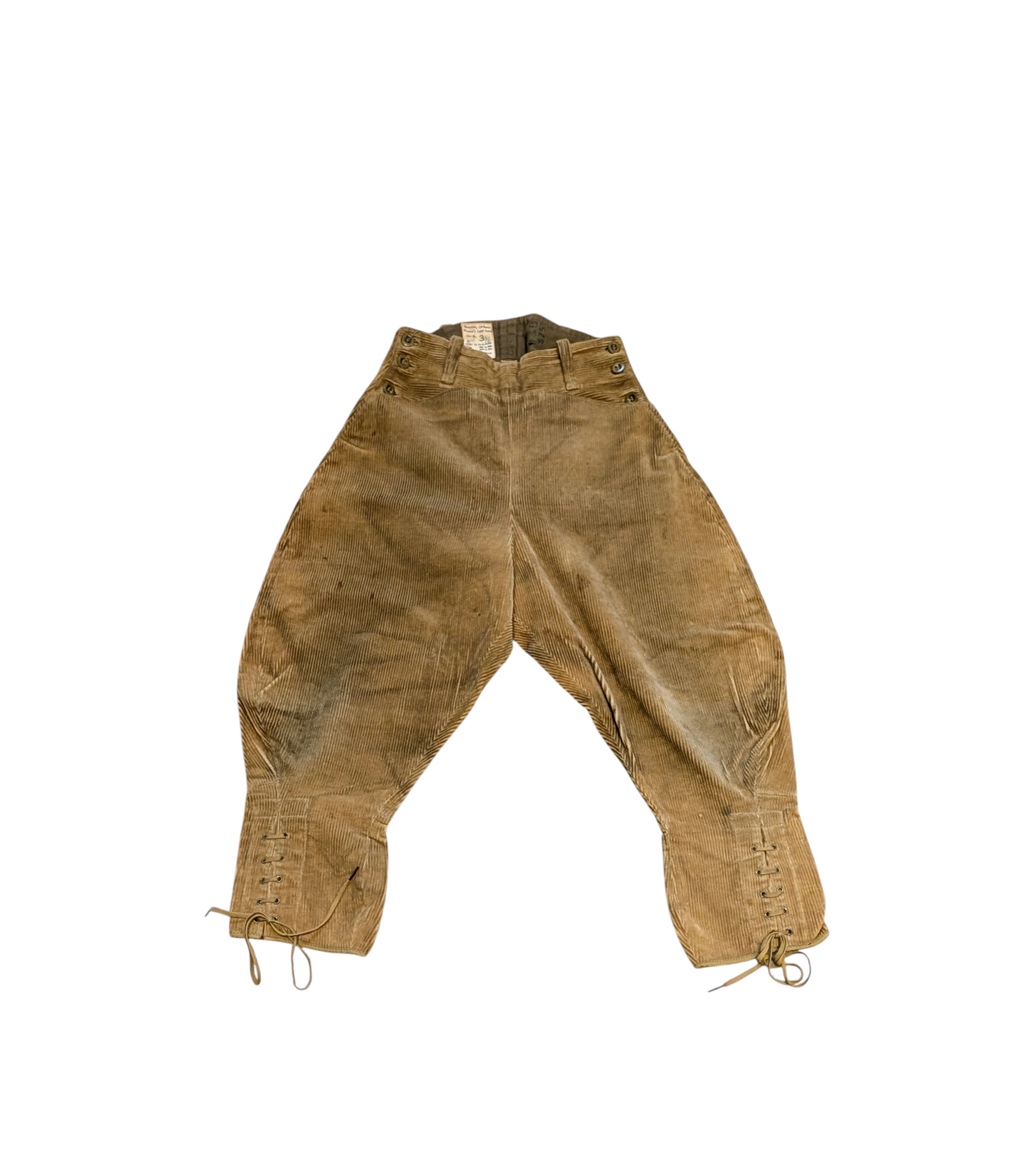 WW2 Era British WLA Womens Land Army Corduroy Breeches Home Front