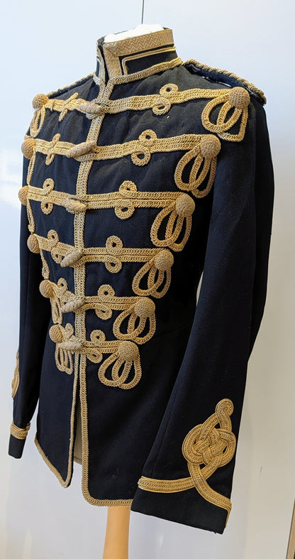 SOLD! Beautiful Original Early 20th Century 18th Hussars Full Dress Frogged Jacket