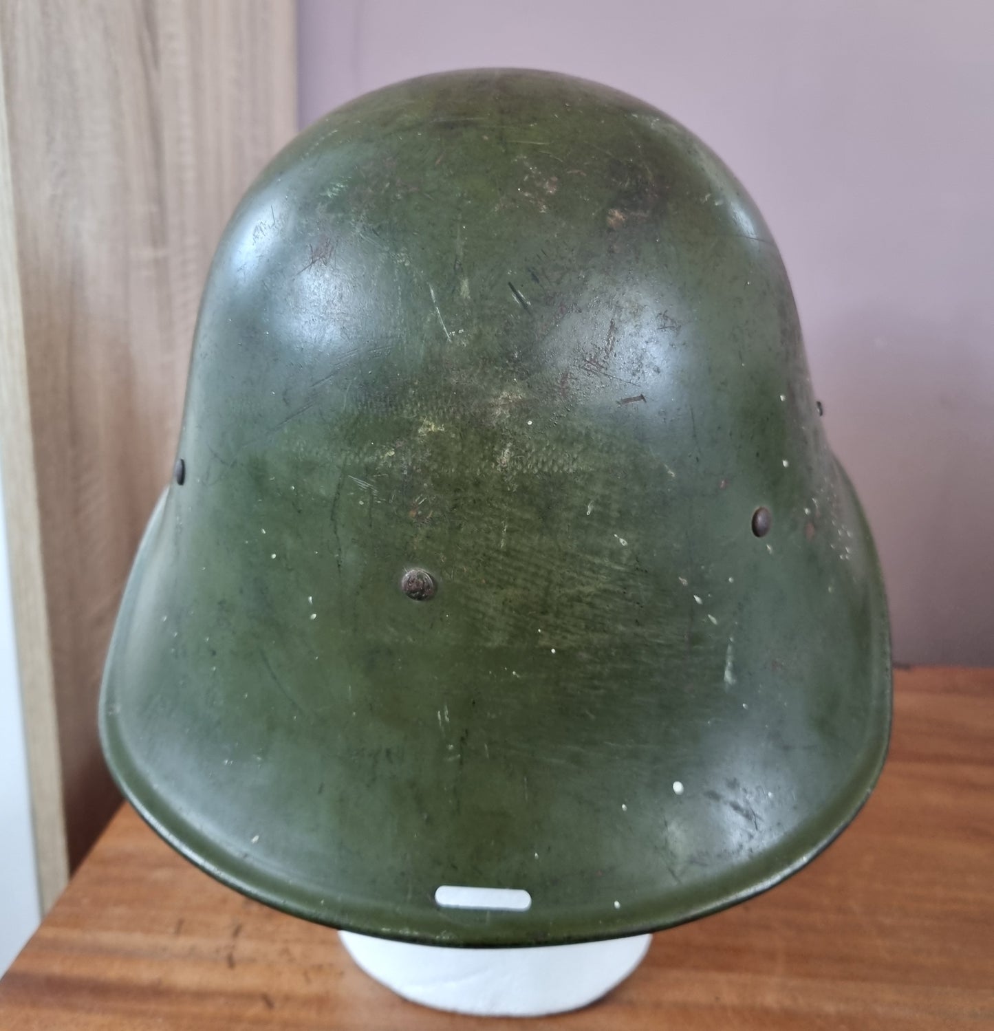 Rare WW2 Dutch Army M27 Steel Helmet