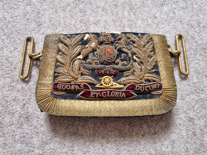 Victorian Royal Artillery Officer’s Dress Cartridge Pouch