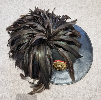 SOLD! WW2 Era Italian 2nd Bersaglieri Regiment Hat, with Plume