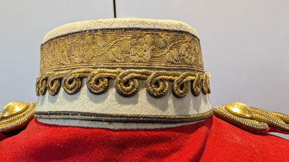 SOLD! Victorian South Staffordshire Home Service Helmet & Major's Scarlet Uniform