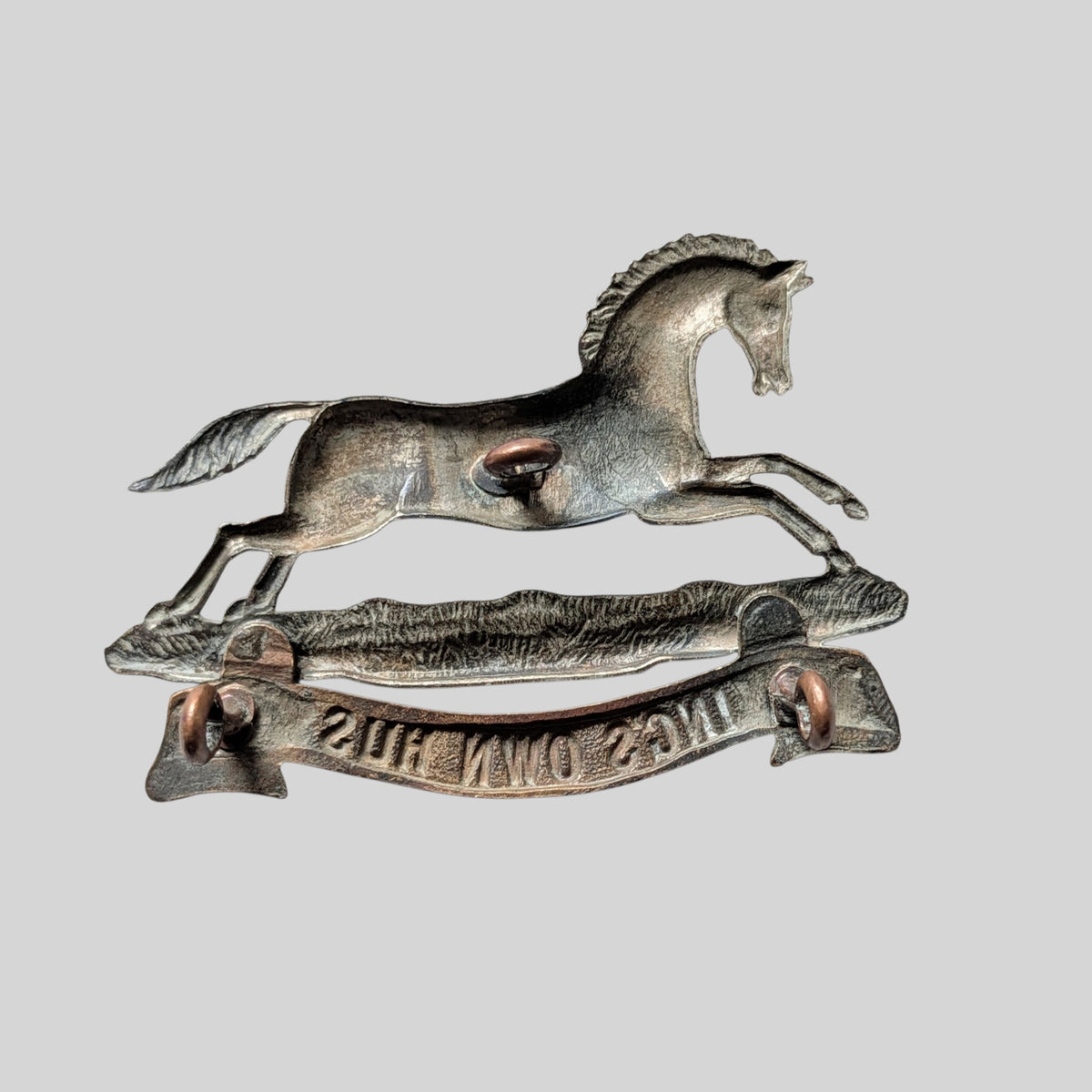 3rd King's Own Hussars Bimetal Cap Badge
