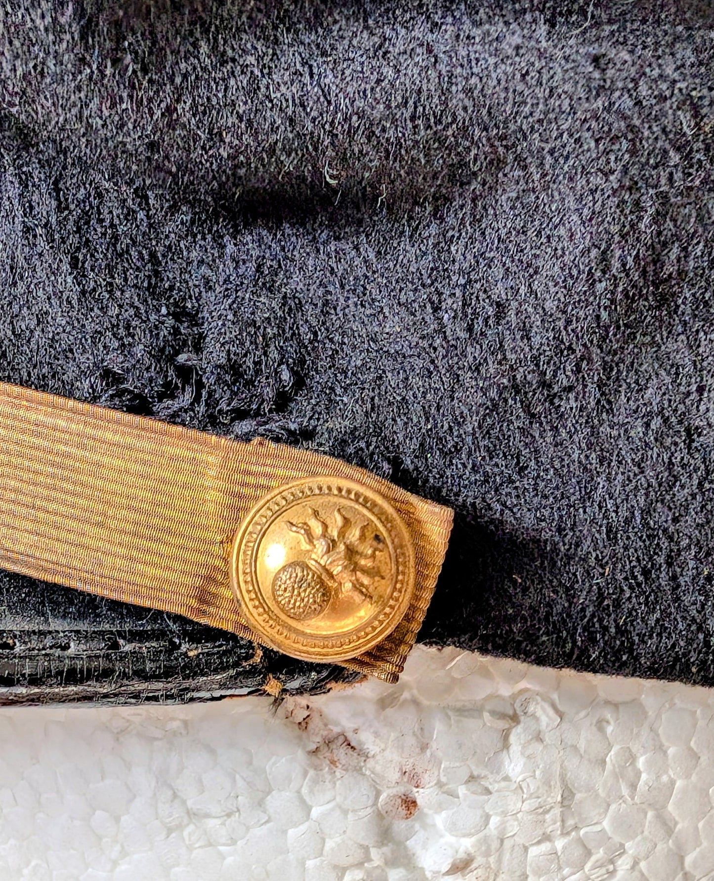 Lovely WW1 French Army 114th Infantry Regt Captain's Kepi Cap Hat