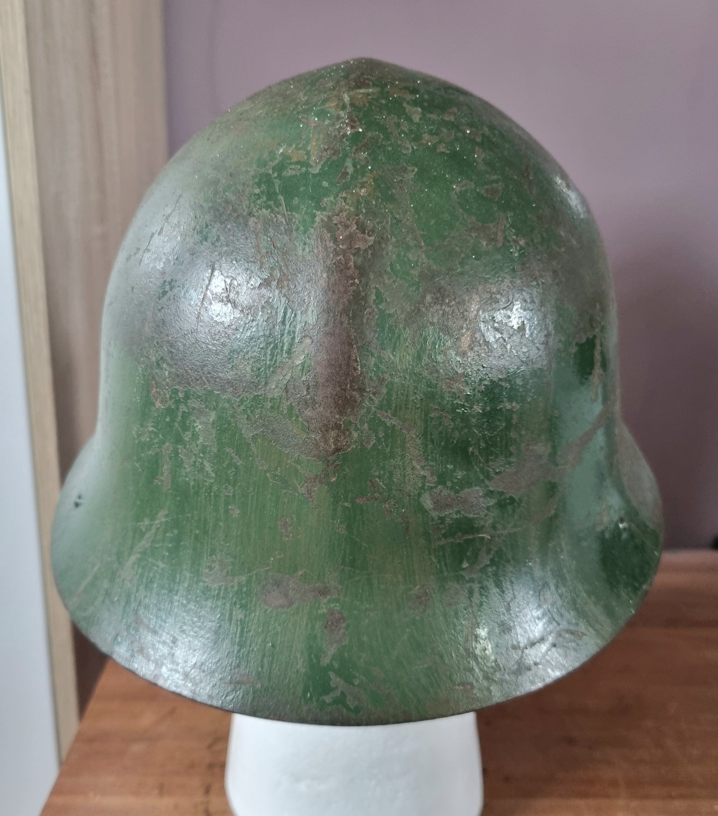 Post War Reused WW2 Bulgarian M36 Type C Helmet